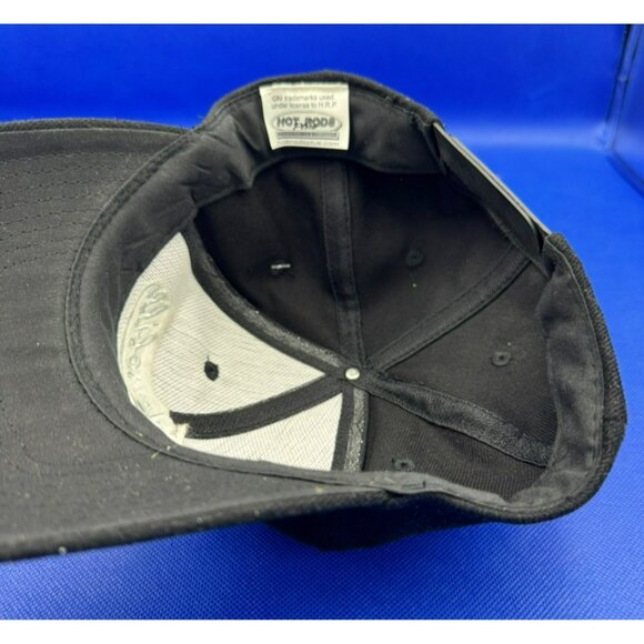 NWT Oldsmobile Logo Black Snapback Hat GM Licensed Hot Rods Plus Adjustable - Picture 4 of 6